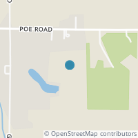 Map location of 16565 W Poe Rd, Bowling Green OH 43402