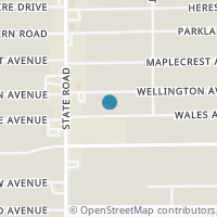 Map location of 3414 Wales Ave, Parma OH 44134