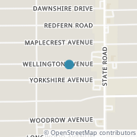Map location of 4003 Wellington Ave, Parma OH 44134