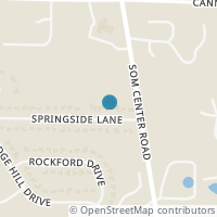 Map location of 33047 Springside Ln, Solon OH 44139