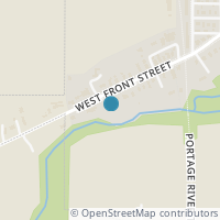 Map location of 617 W Front St, Pemberville OH 43450