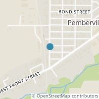 Map location of 177 Hickory St, Pemberville OH 43450