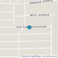 Map location of 13520 Oak Park Blvd, Garfield Heights OH 44125