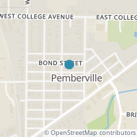 Map location of 121 Bond St, Pemberville OH 43450