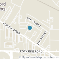 Map location of 25021 Aurora Rd Trlr 32, Bedford Hts OH 44146