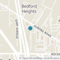 Map location of 5424 Omega Ave, Bedford Hts OH 44146