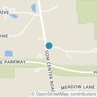 Map location of 5297 Som Center Rd, Solon OH 44139