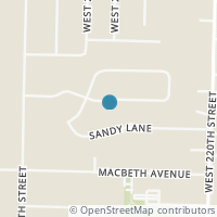 Map location of 22365 Marleen Dr, Fairview Park OH 44126