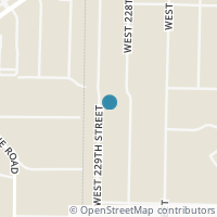 Map location of 4801 W 229Th St, Fairview Park OH 44126