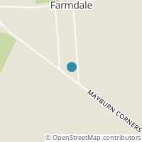 Map location of 7843 Mayburn Barclay Rd, Kinsman OH 44428
