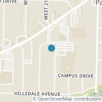 Map location of 4468 W 213Th St, Fairview Park OH 44126