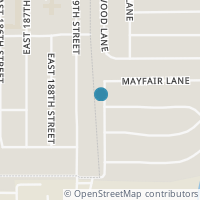 Map location of 4220 Larkspur Ln, Warrensville Heights OH 44128