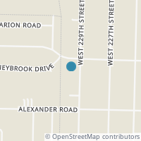 Map location of 4048 W 229Th St, Fairview Park OH 44126