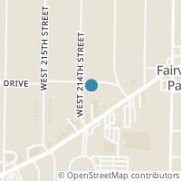 Map location of 4253 W 214Th St, Fairview Park OH 44126