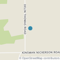 Map location of 8292 Delin Thomas Rd, Kinsman OH 44428