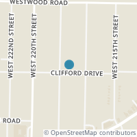 Map location of 21830 Clifford Dr, Fairview Park OH 44126