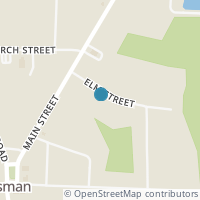 Map location of 6516 Elm St, Kinsman OH 44428