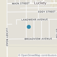 Map location of 340 Park Dr, Luckey OH 43443