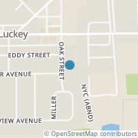 Map location of 424 Oak St, Luckey OH 43443
