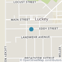 Map location of 109 Eddy St, Luckey OH 43443