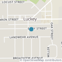 Map location of 209 Eddy St, Luckey OH 43443
