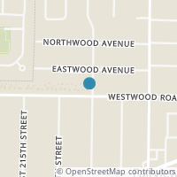 Map location of 21220 Westwood Rd, Fairview Park OH 44126