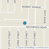 Map location of 22220 Westwood Rd, Fairview Park OH 44126