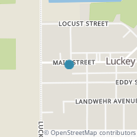 Map location of 21 Main St, Luckey OH 43443