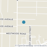 Map location of 20926 Eastwood Ave, Fairview Park OH 44126