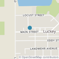 Map location of 26 Main St, Luckey OH 43443