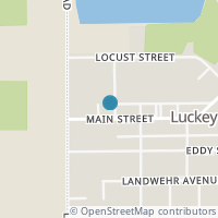 Map location of 20 Main St, Luckey OH 43443