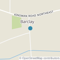 Map location of 8292 Mayburn Barclay Rd, Farmdale OH 44417