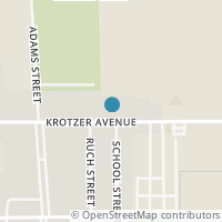 Map location of 428 Krotzer Ave, Luckey OH 43443