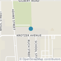 Map location of 426 Krotzer Ave, Luckey OH 43443