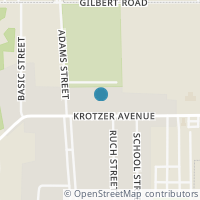 Map location of 416 Krotzer Ave, Luckey OH 43443
