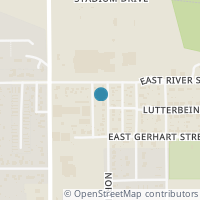 Map location of 443 N Oak St, Edgerton OH 43517