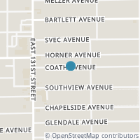 Map location of 13414 Coath Ave, Shaker Heights OH 44120