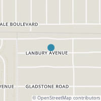 Map location of 19415 Lanbury Ave, Warrensville Heights OH 44122