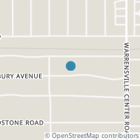Map location of 19817 Lanbury Ave, Warrensville Heights OH 44122