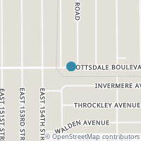 Map location of 15622 Scottsdale Blvd, Shaker Heights OH 44120