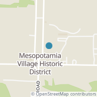 Map location of 8740 State Route 534, Mesopotamia OH 44439