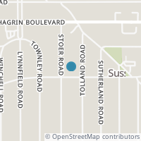Map location of 19215 Lomond Blvd, Shaker Heights OH 44122