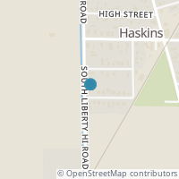 Map location of 114 Mary St, Haskins OH 43525