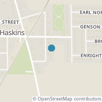 Map location of 111 S Church St, Haskins OH 43525