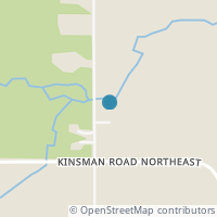Map location of 8922 Stoddard Hayes Rd, Kinsman OH 44428