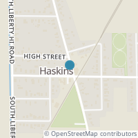 Map location of 105 N Findlay Rd, Haskins OH 43525