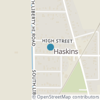 Map location of 206 E Main St, Haskins OH 43525