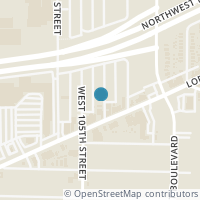 Map location of 3170 104Th St, Cleveland OH 44111