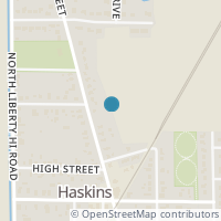 Map location of 214 N Findlay Rd, Haskins OH 43525