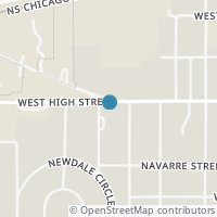 Map location of 935 W High St, Bryan OH 43506